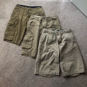 Boys khaki shorts